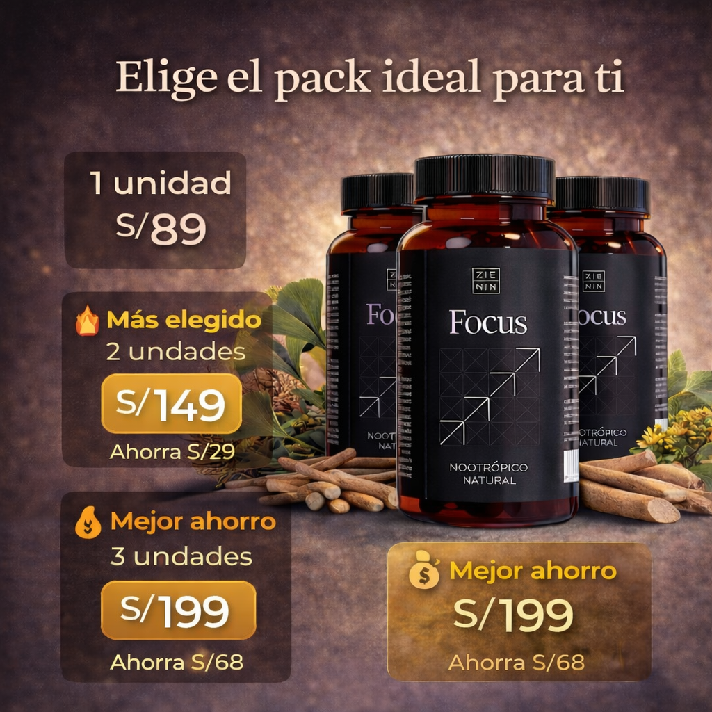 ZEN FOCUS (Más enfoque, menos distracciones).